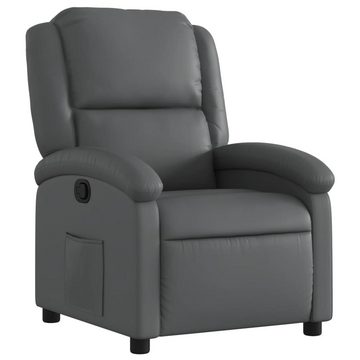 vidaXL Sessel Relaxsessel Grau Kunstleder (1-St)