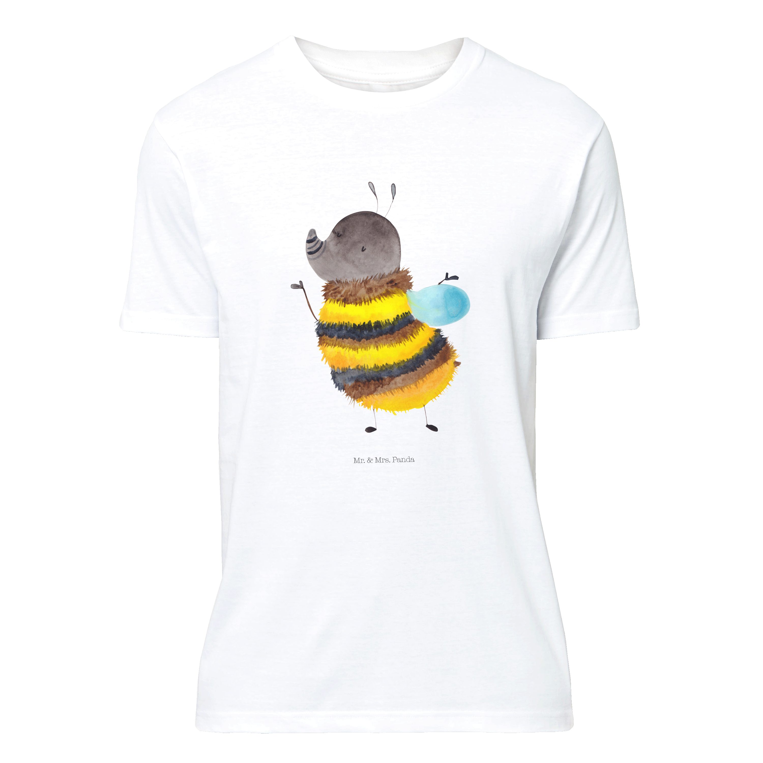 Mr. & Mrs. Panda T-Shirt »Hummel flauschig - Weiß - Geschenk, lustige  Sprüche, Tiere, Blume, süße Tiermotive, Biene, gute Laune, Natur, Rundhals,  Shirt, T-Shirt« (1-tlg) online kaufen | OTTO
