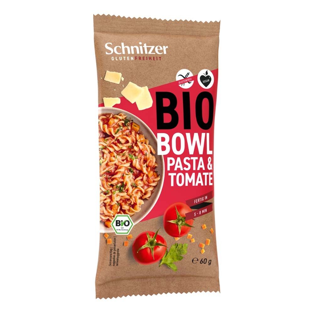 Schnitzer Fertiggericht Bowl - Pasta & Tomate 60g