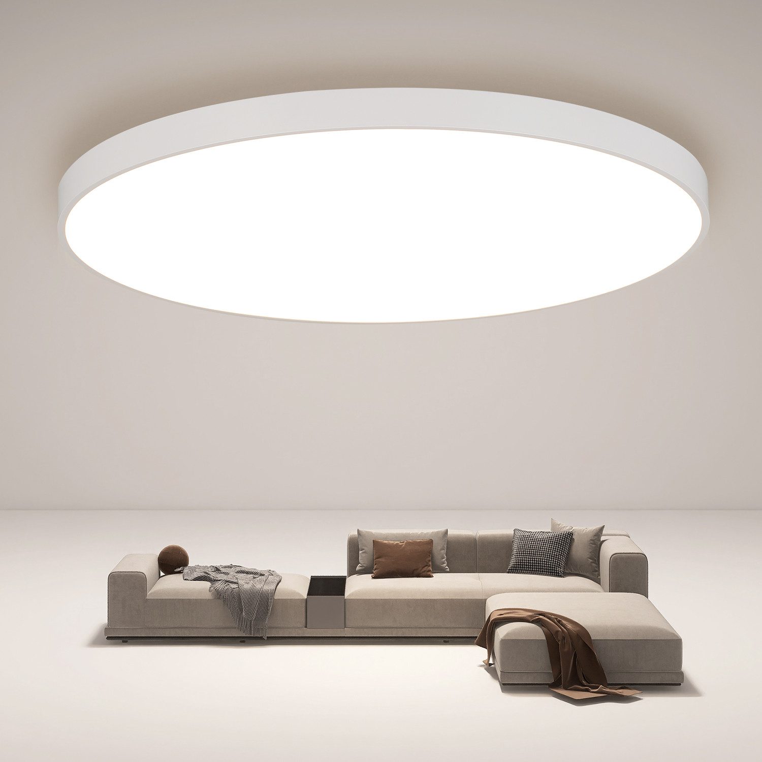 JDONG LED Deckenleuchte 36W/54W Flach Rund günstig online kaufen