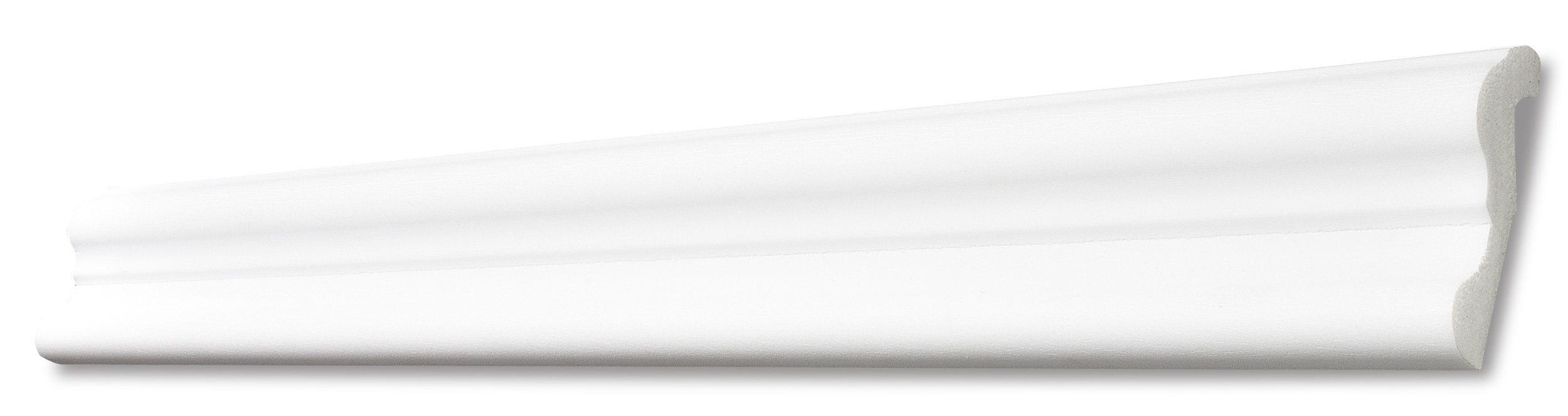 Decosa Zierleiste Wandleiste F70 EPS Stuckleiste Zierleiste Wand - 10 Stück (20 m), Kleben, Polystyrol (Styropor), 10-St.