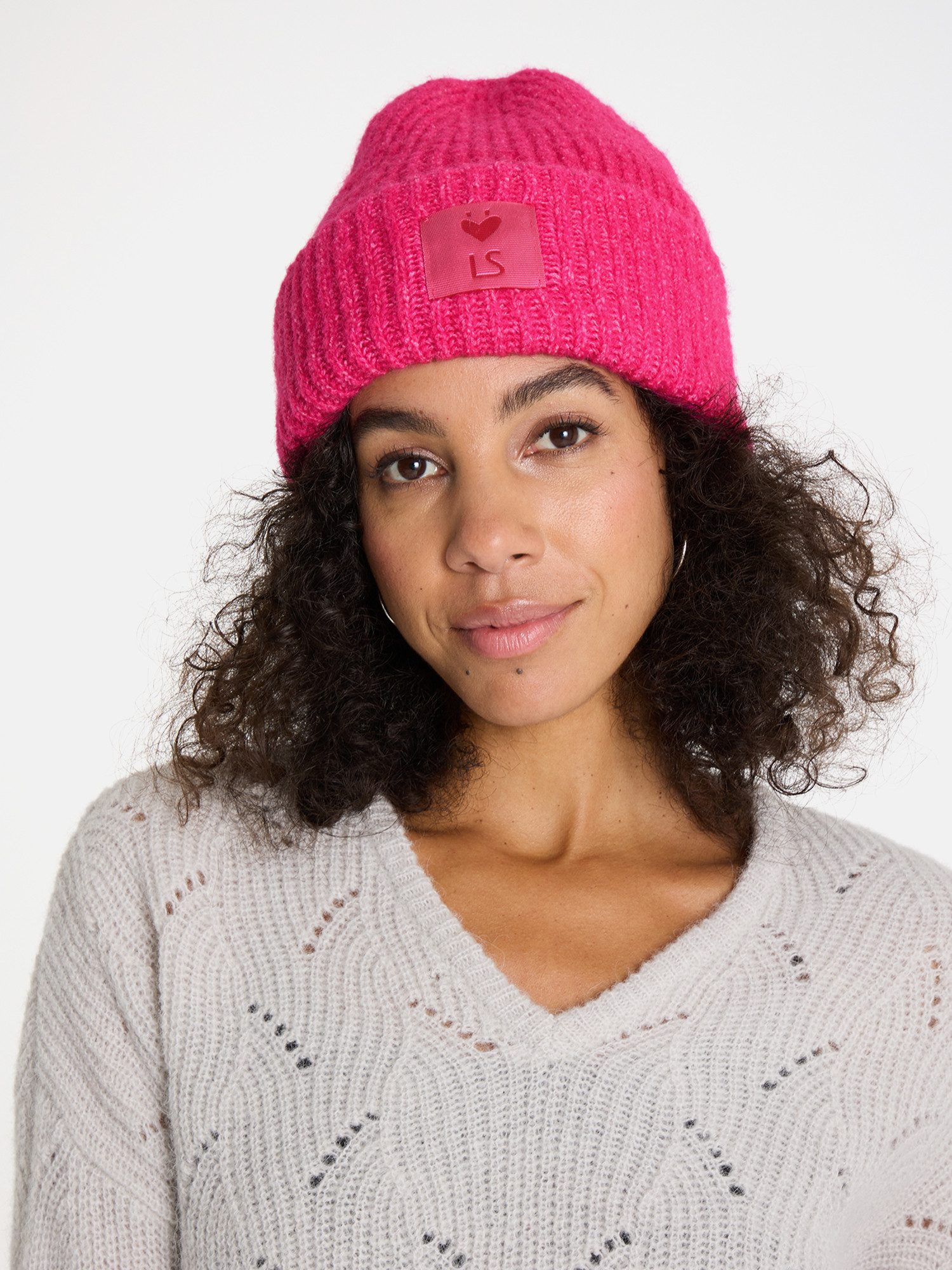 Lieblingsstück Beanie Damen-Strickmütze mit Woll-Anteil