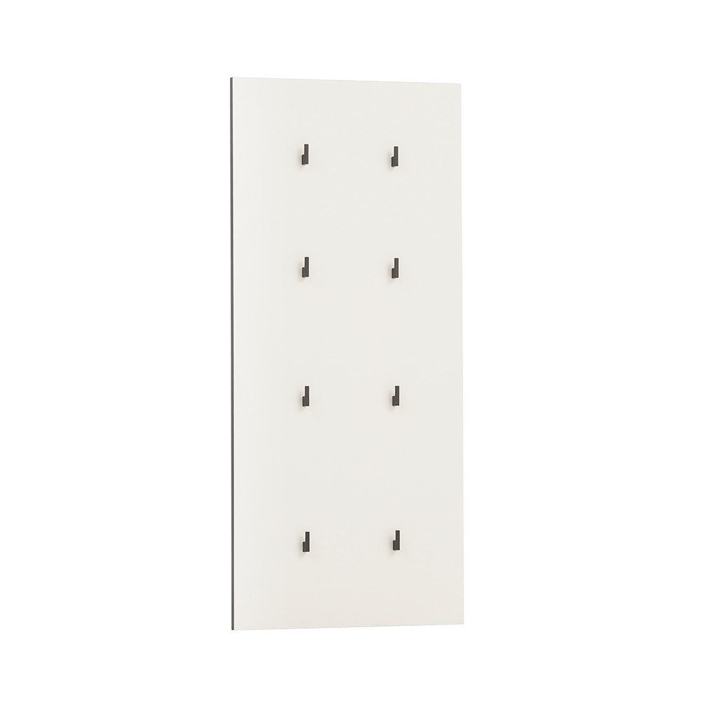 Lomadox Garderobenpaneel ALTAMURA-80, erweiterbare Kleiderhaken Garderobe modern in beige