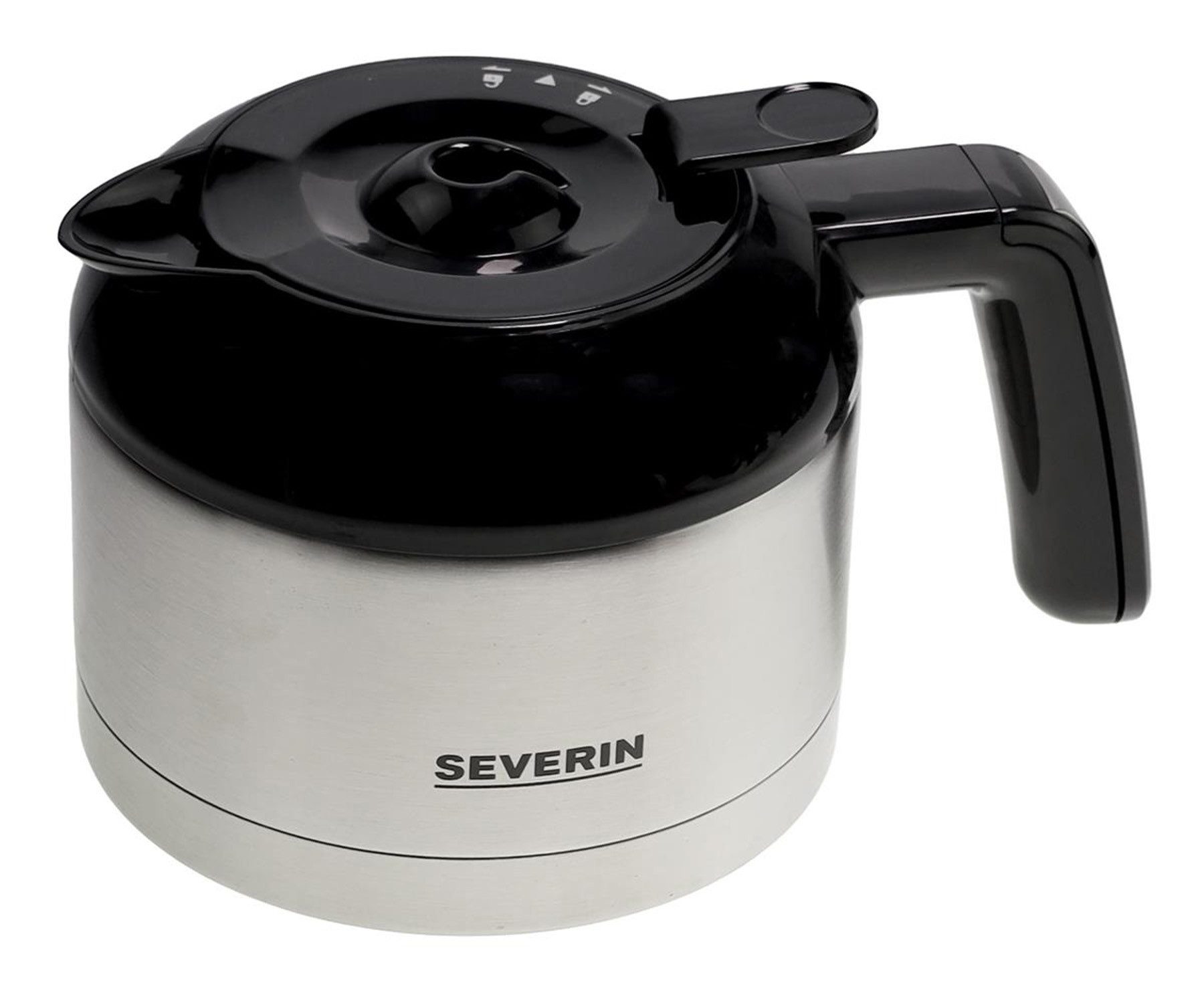 Severin Isolierkanne Severin 5547000, TK5547 Edelstahl-Thermokanne 1,0 l für KA4814 Kaffeem