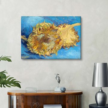 Posterlounge Leinwandbild Vincent van Gogh, Zwei Sonnenblumen, Wohnzimmer Malerei