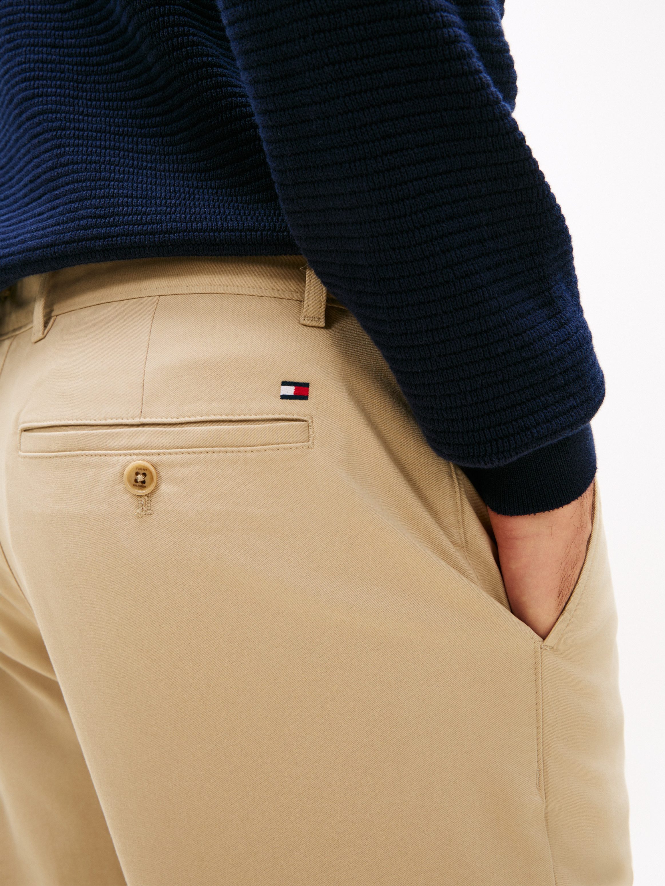 Tommy Hilfiger Chinohose HARLEM ESSENTIAL Tapered Leg, Basic, schlichtes De günstig online kaufen