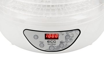 ECG Dörrautomat SO 570 240 W, Digitale Temperatureinstellung (35 - 70 °C), 5 Dörrfächer
