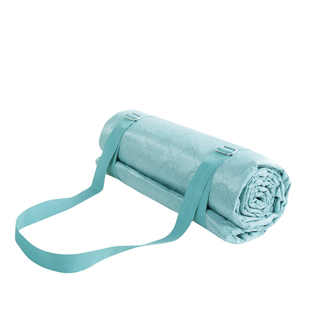 Picknickdecke mit Tragegurt Gelb 130 x 170 cm Strand Wandern Outdoor Pool C günstig online kaufen