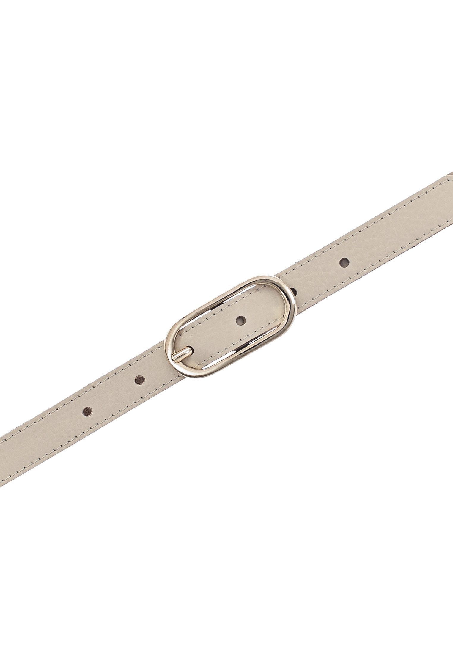 Tamaris Ledergürtel "Claudia Gold" Schmale Schließe, leicht genarbte Oberfläche, 2 cm breit