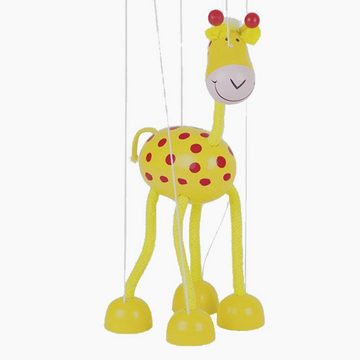 goki Handpuppe Marionette Giraffe (1-tlg), Leicht zu spielende Marionette für Kinder ab 3 Jahren