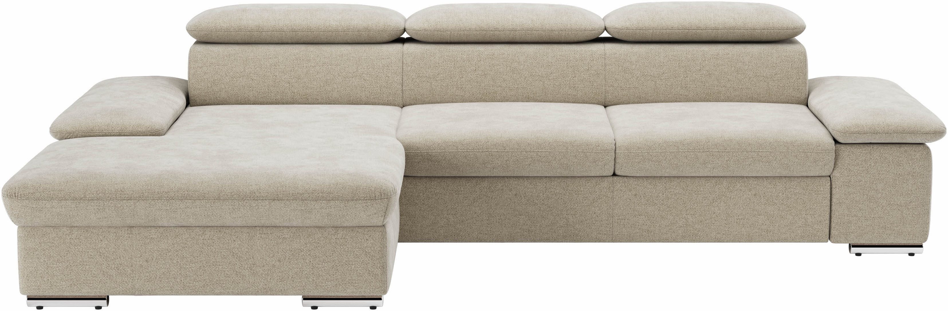 sit&more Ecksofa "Valantine L-Form", inkl. Kopf- und Armteilverstellung, wa günstig online kaufen
