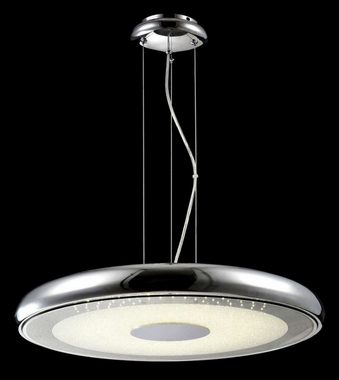 Casa Padrino Hängeleuchte Luxus Hängeleuchte Silber - Designer LED Lampe