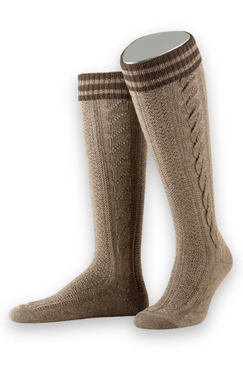 Lusana Trachtensocken Kniestrümpfe Herren - L8995R günstig online kaufen