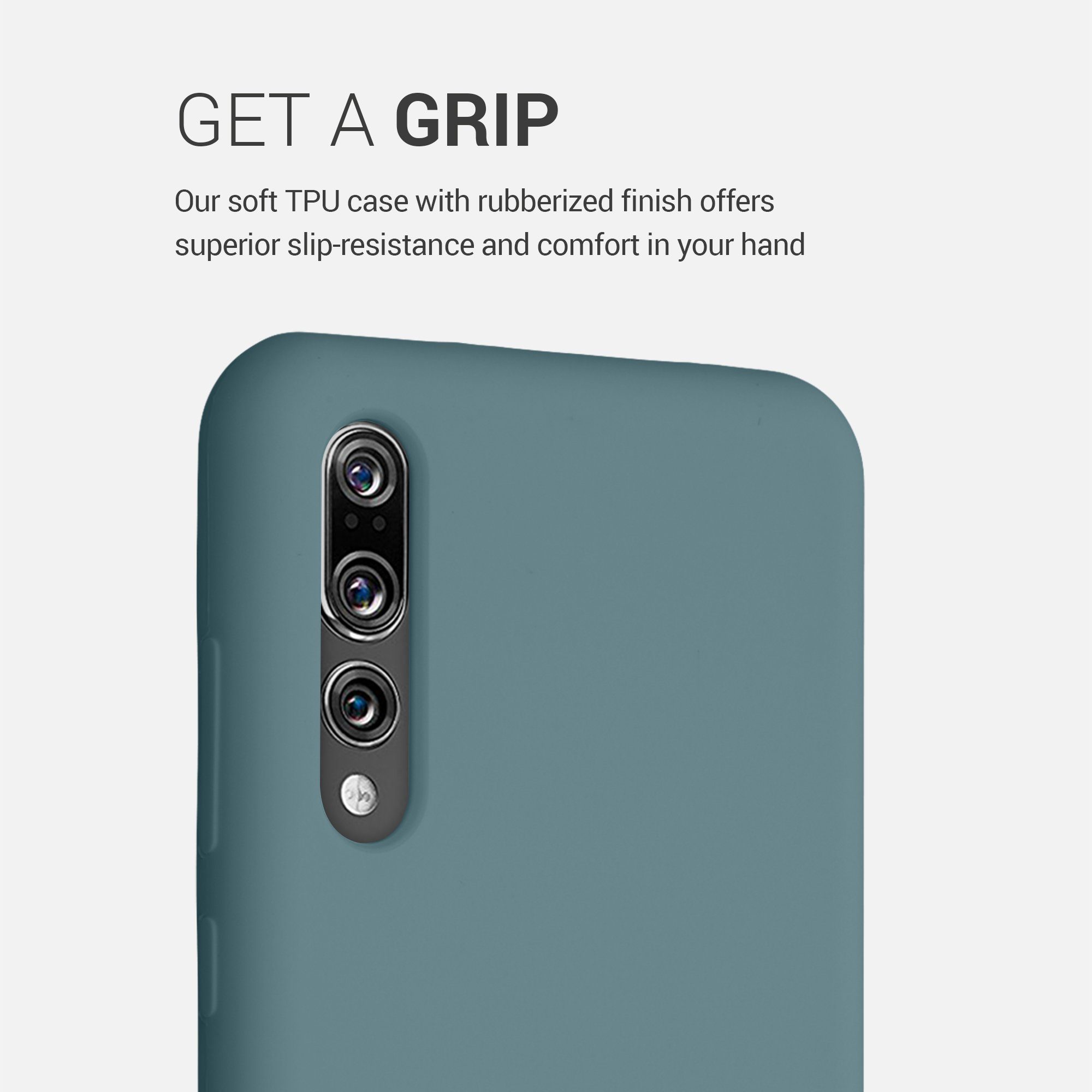 kwmobile Handyhülle Handyhülle für Huawei P20 Pro Hülle, Weiches Handy Silikon Case - Schutzhülle Cover