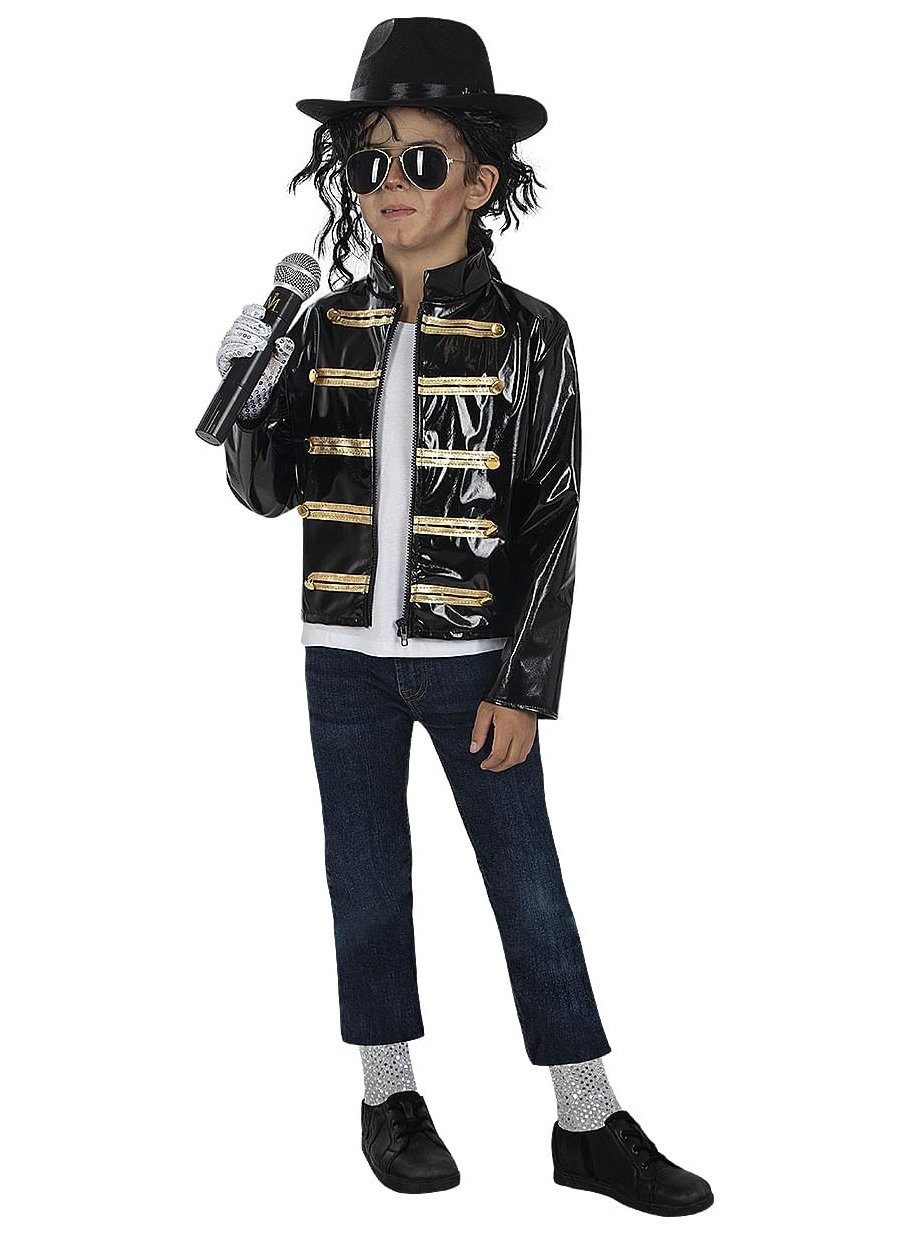 Funidelia Kostüm Michael Jackson – Jacke Militärgarde für Kinder, Inspiriert von der Jacke, die der King of Pop auf dem Walk of Fame tru