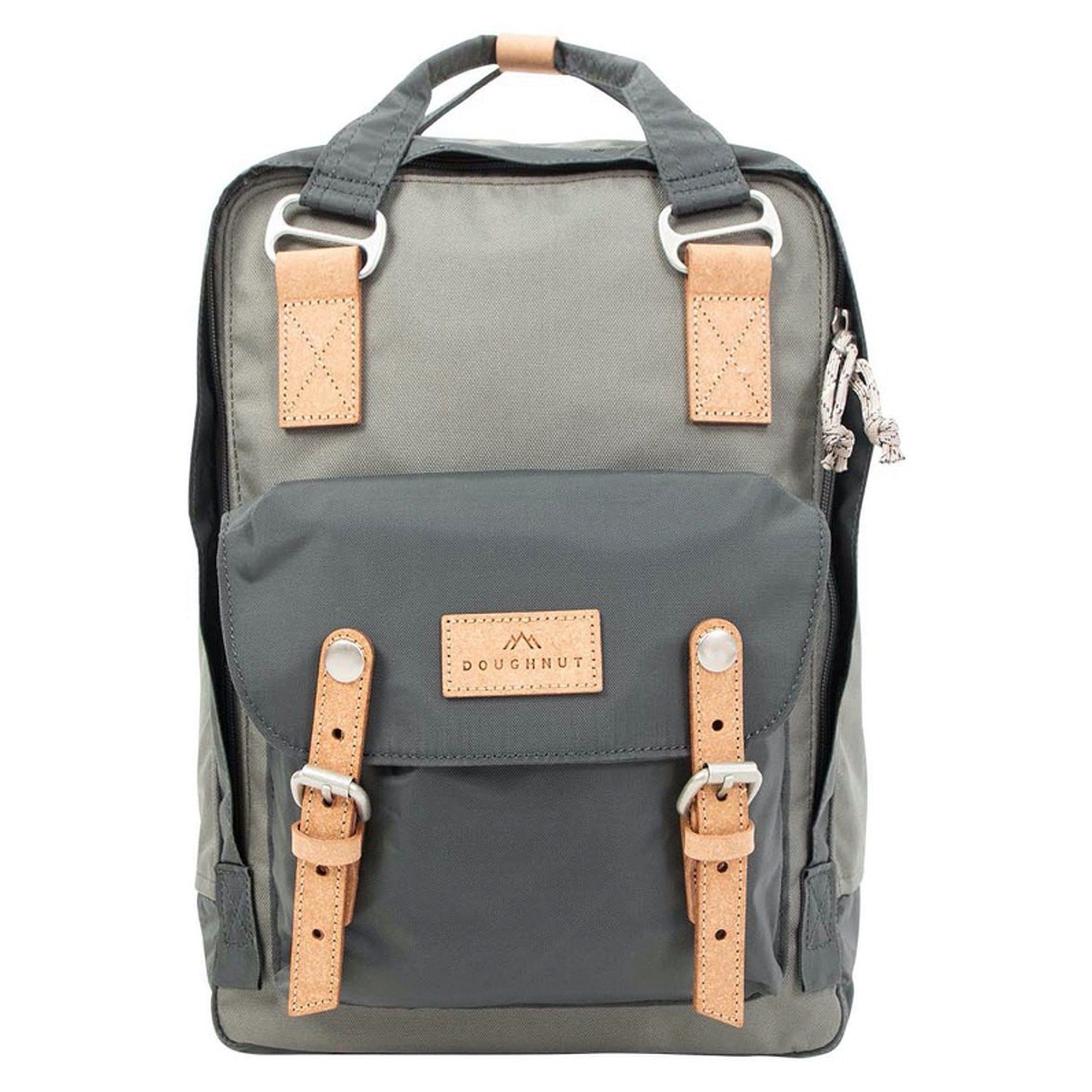 Doughnut Rucksack Macaroon Euro 16 - Rucksack 38 cm (grey x dark grey)