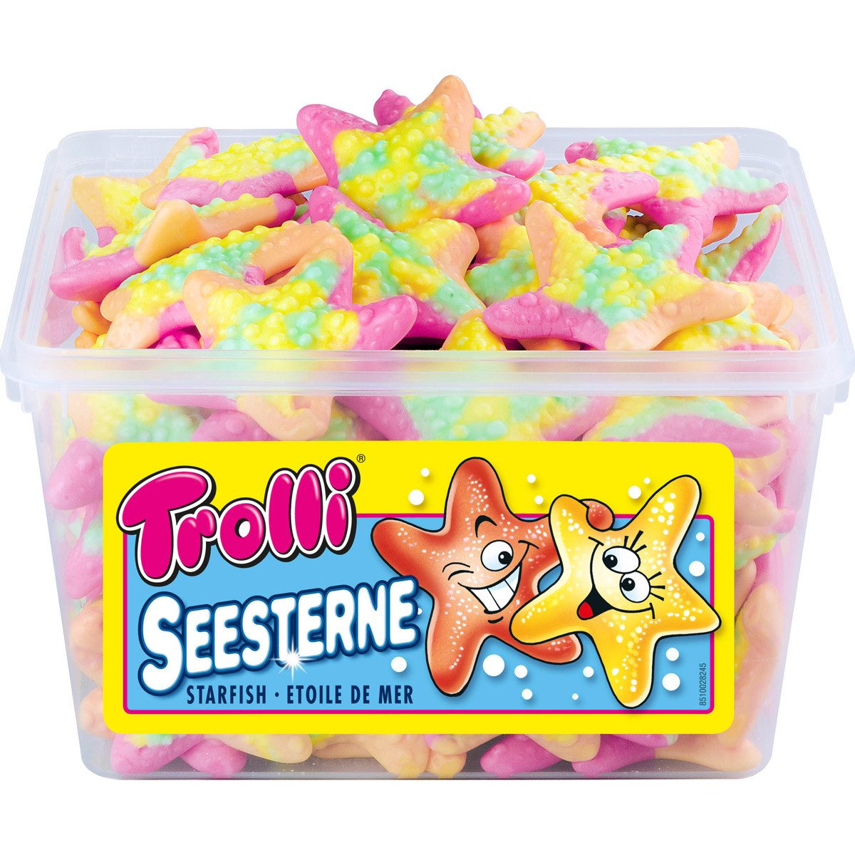TROLLI Süßigkeit, Trolli Seesterne aus Schaumzucker extraweiche Konsistenz 975g