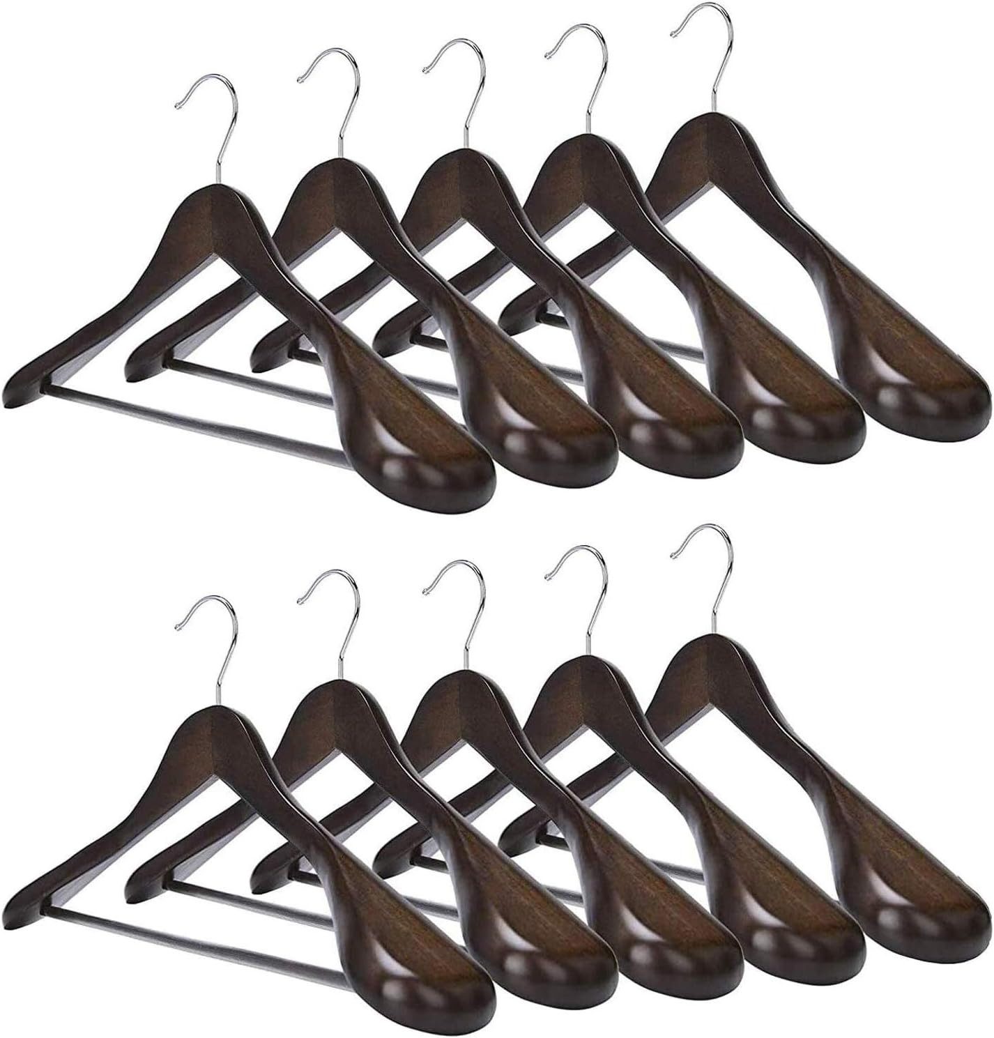 Liszton Kleiderbügel Kleiderbügel aus Holz mit extra breiter Schulterauflag günstig online kaufen