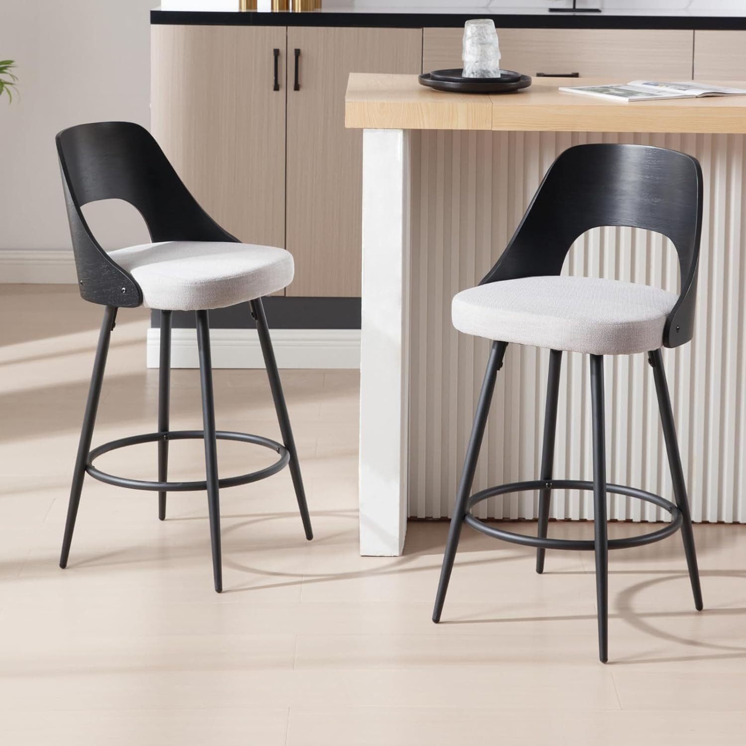 WAHSON OFFICE CHAIRS Barhocker 2er Set günstig online kaufen