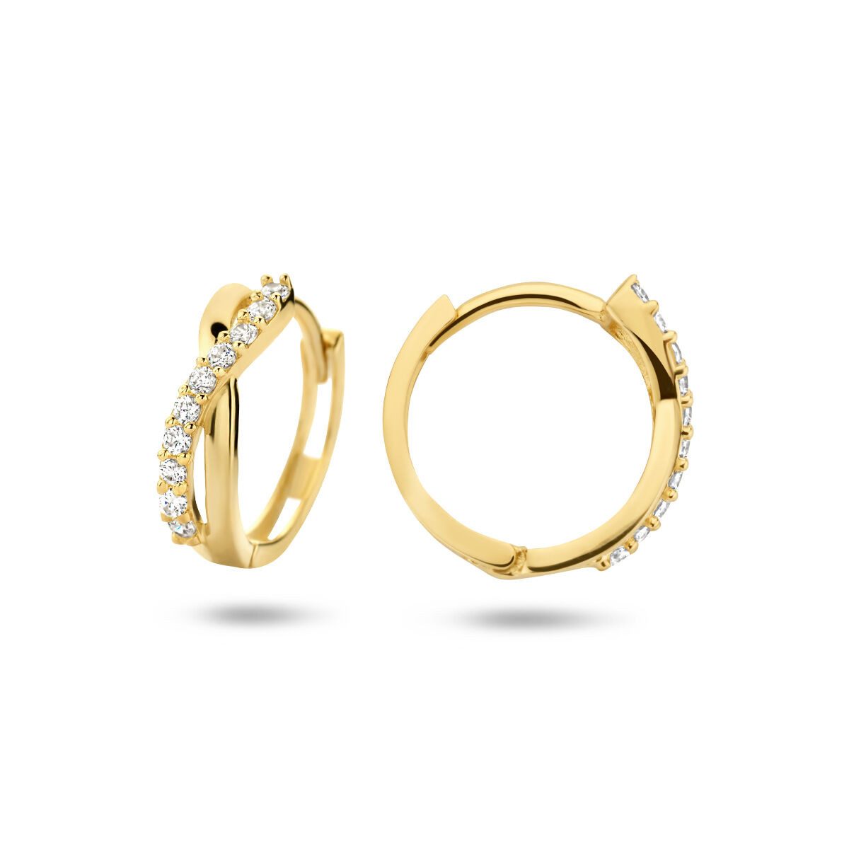 NICEANDnoble Klappcreolen Klappcreolen 375er Gelbgold kleine günstig online kaufen
