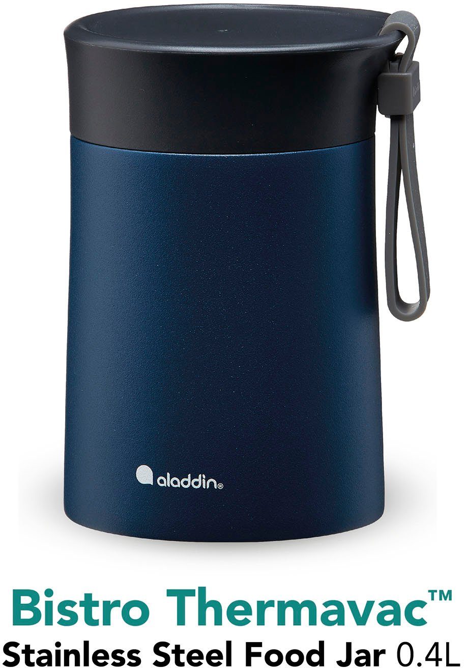 aladdin Bistro Lunch, Thermobecher Liter 0,4 Edelstahl, navy