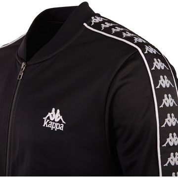 Kappa Trainingsjacke mit hochwertigem Jacquard Logoband an den Ärmeln