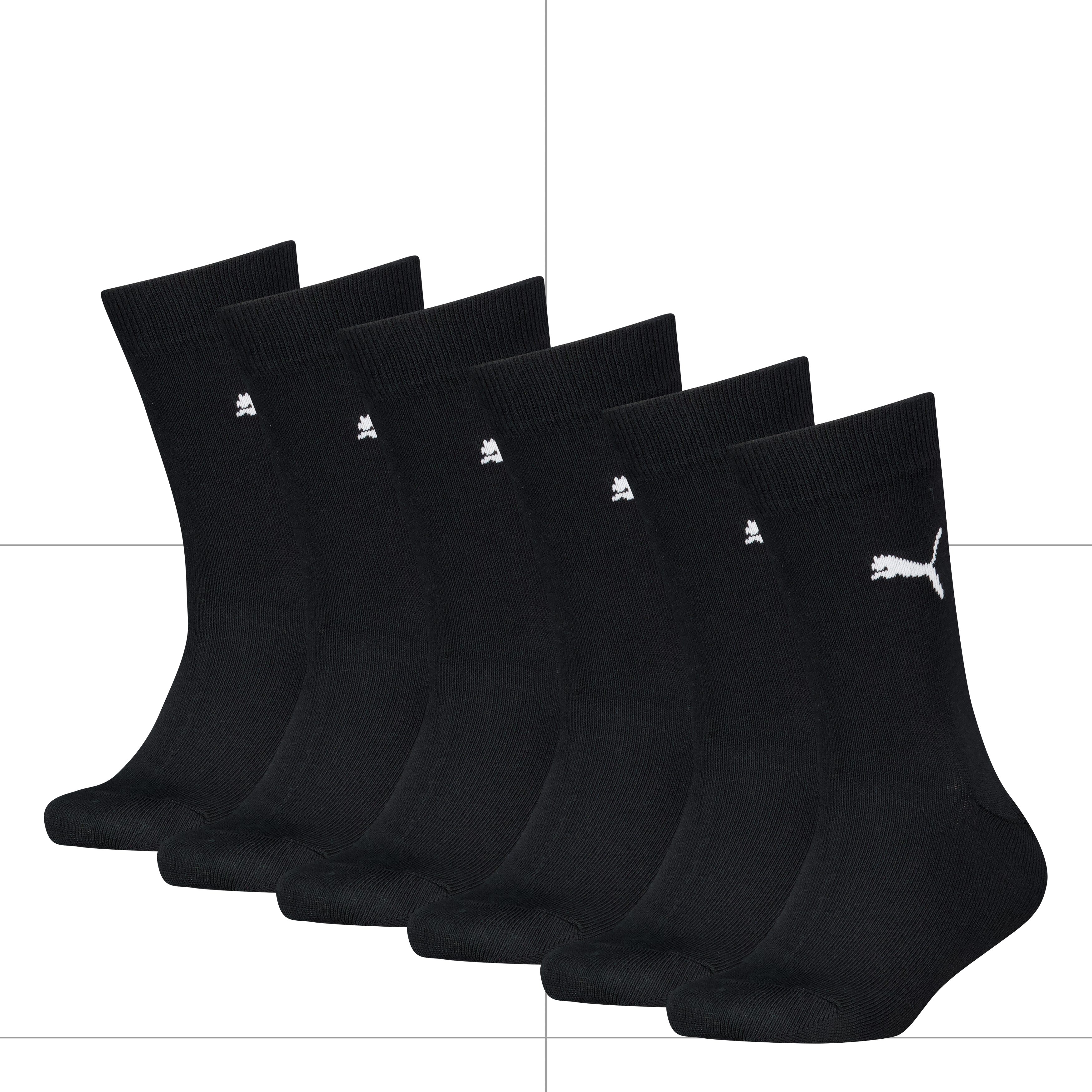 PUMA Socken PUMA KIDS EASY RIDER 6P ECOM (6 Paar) Sportsocken, Rippenbündchen, Logo