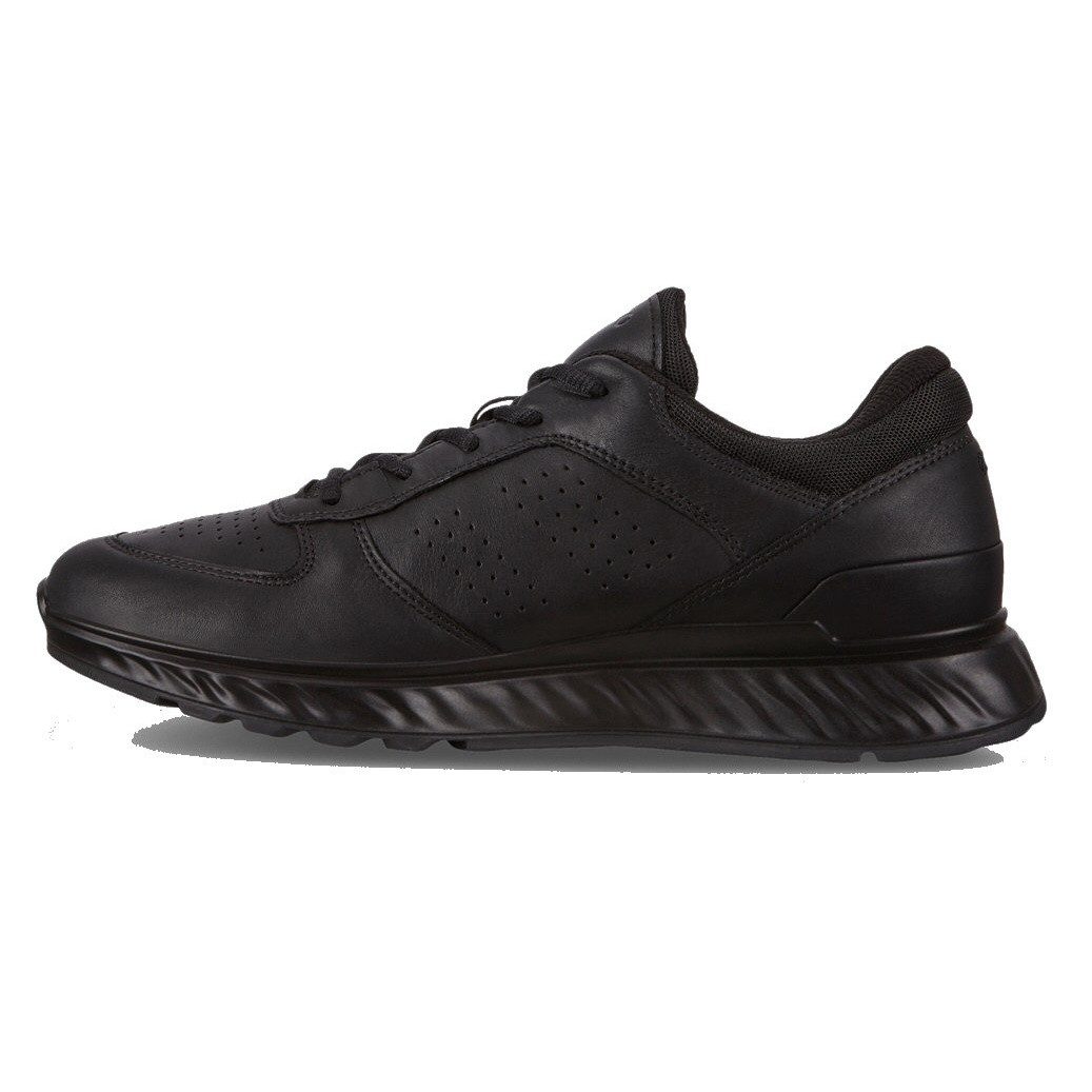 Ecco Exostride (Nubukleder) schwarz Herren Sneaker günstig online kaufen