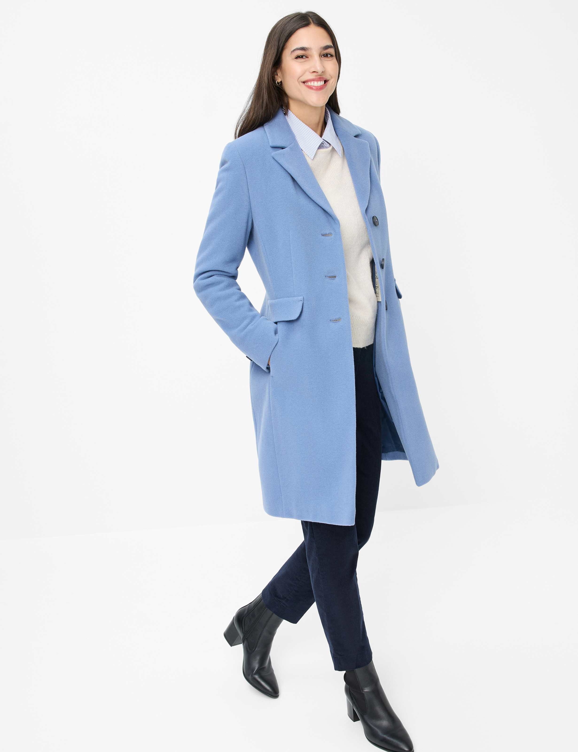 Fuchs Schmitt Outdoorjacke Style Wollmantel Latina