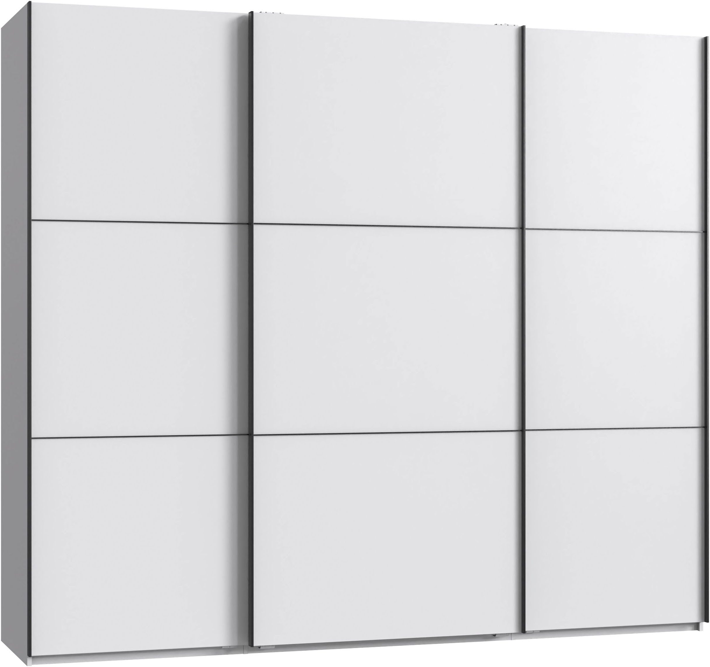 Wimex Kleiderschrank Indiana by fresh to go, wahlweise mit oder ohne Spiegel (INKLUSIVE Innenausstattung und Selbsteinzug für die Türen) große Breiten250 oder 300cm, mit oder ohne Glasfront, Made in Germany