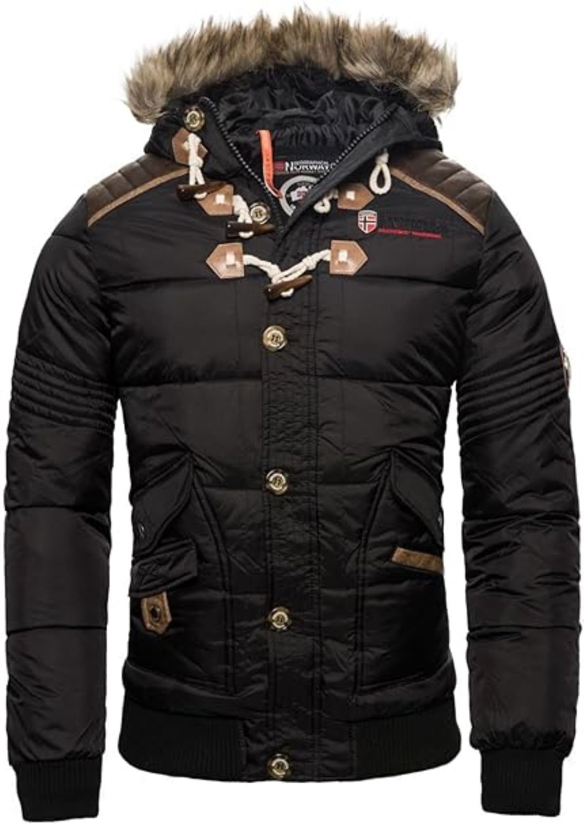 Geographical Norway Winterjacke Herren Outdoor Jacke Belphegor (Packung, 1-St., S bis 3xl) Gefüttert