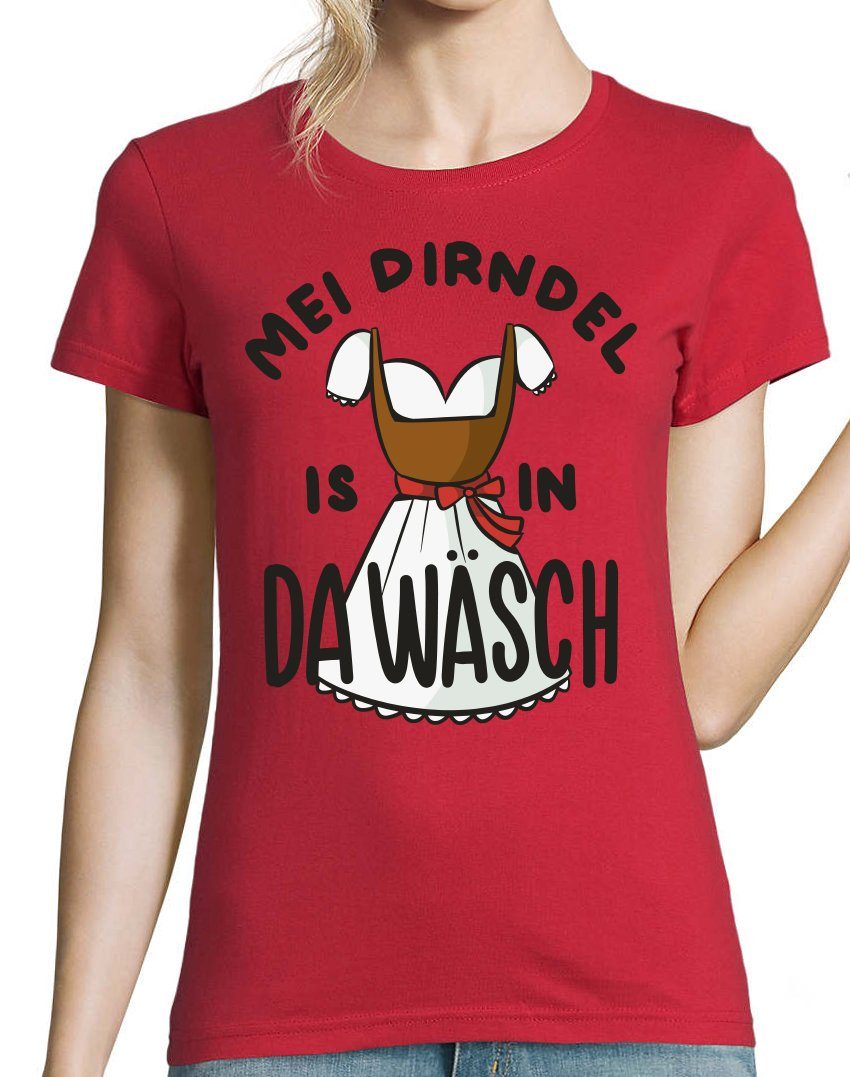 Youth Designz Print-Shirt MEI DIRNDEL IS IN DA WÄSCH Damen T-Shirt mit Fun- günstig online kaufen