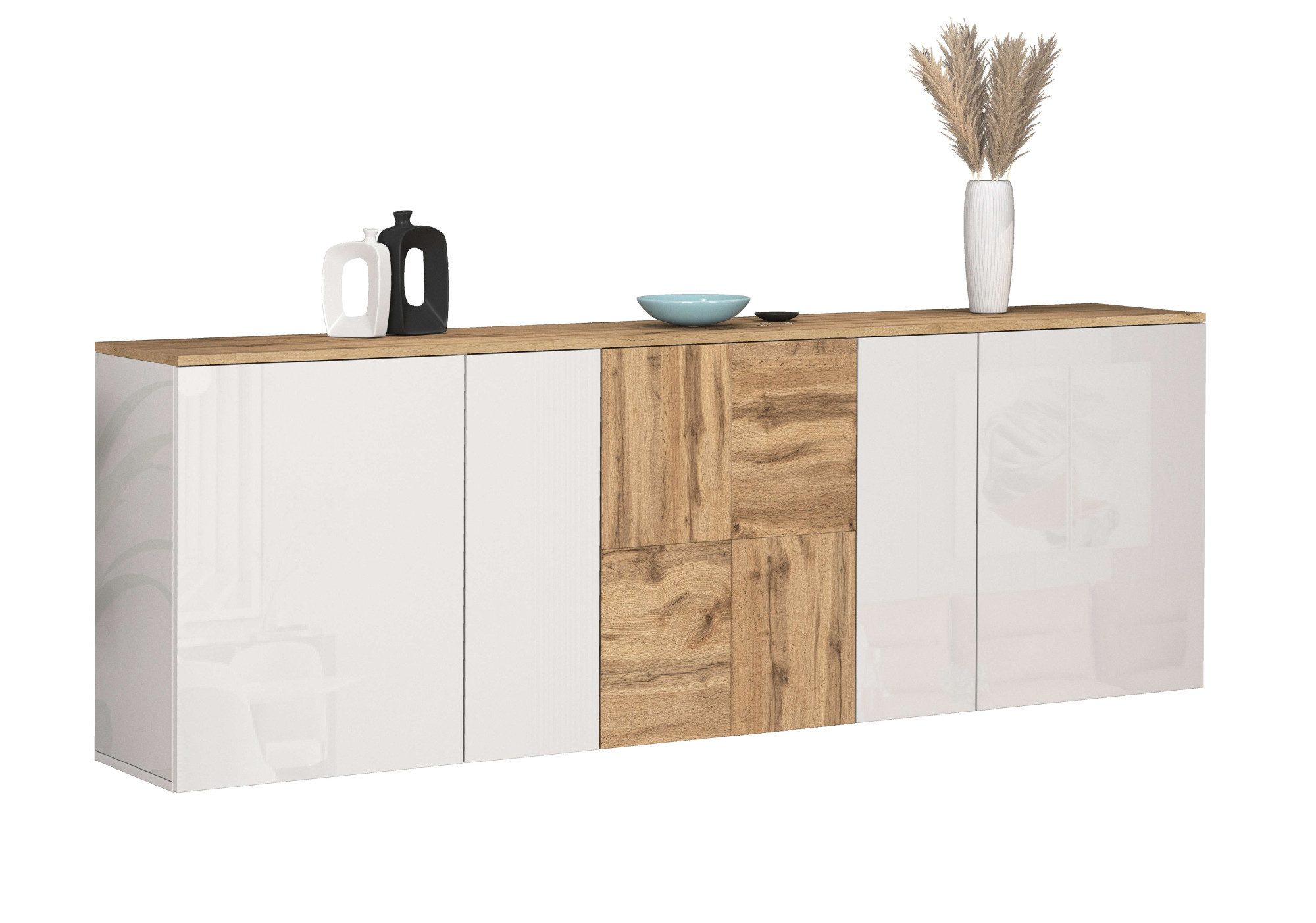 OTTO home Sideboard ISEO, Kommode, Schrank, Sideboard, Lowboard, 6 Fächer, günstig online kaufen