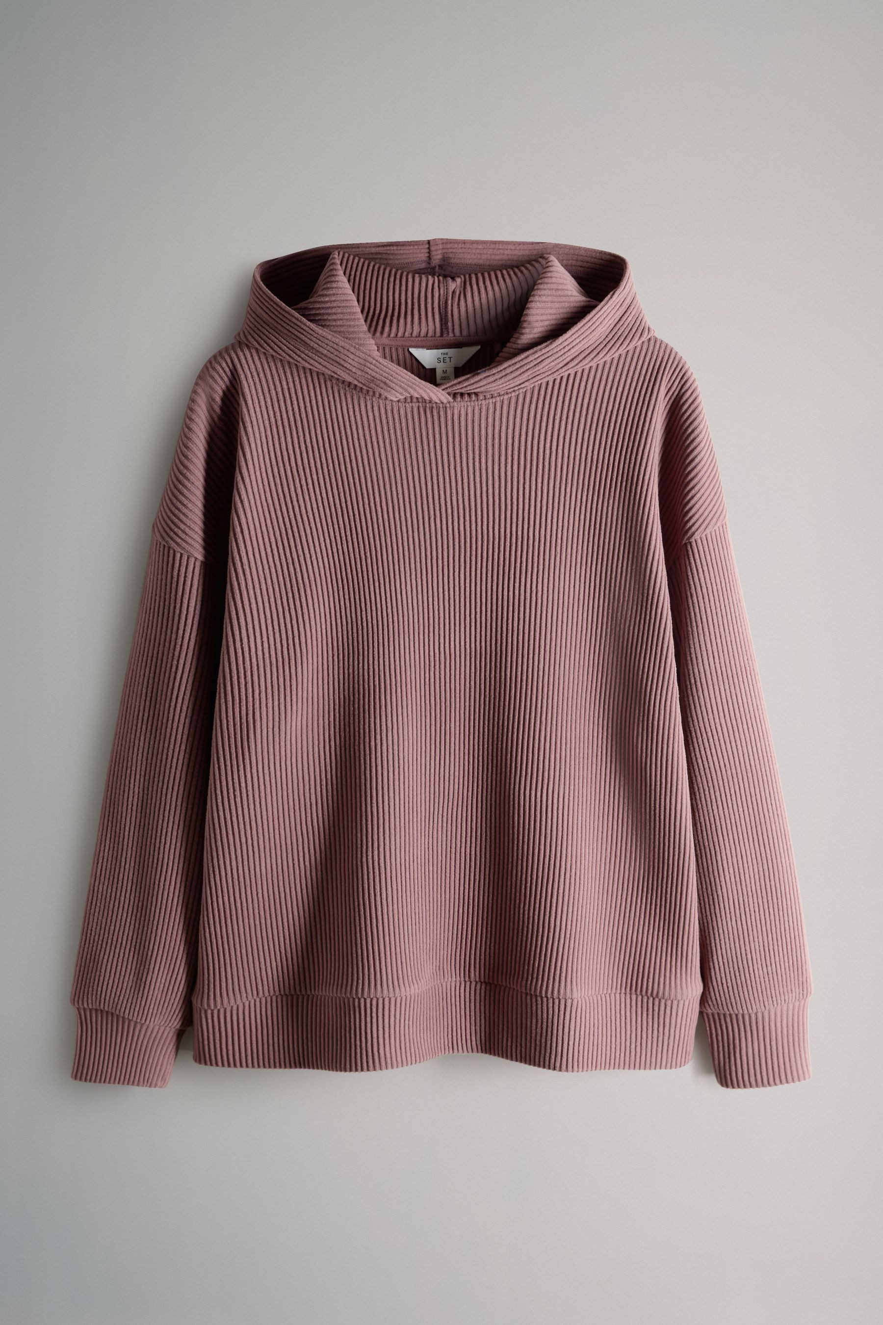 The Set Sweatanzug The Set Gerippter Hoodie und Jogginghose (2-tlg) günstig online kaufen