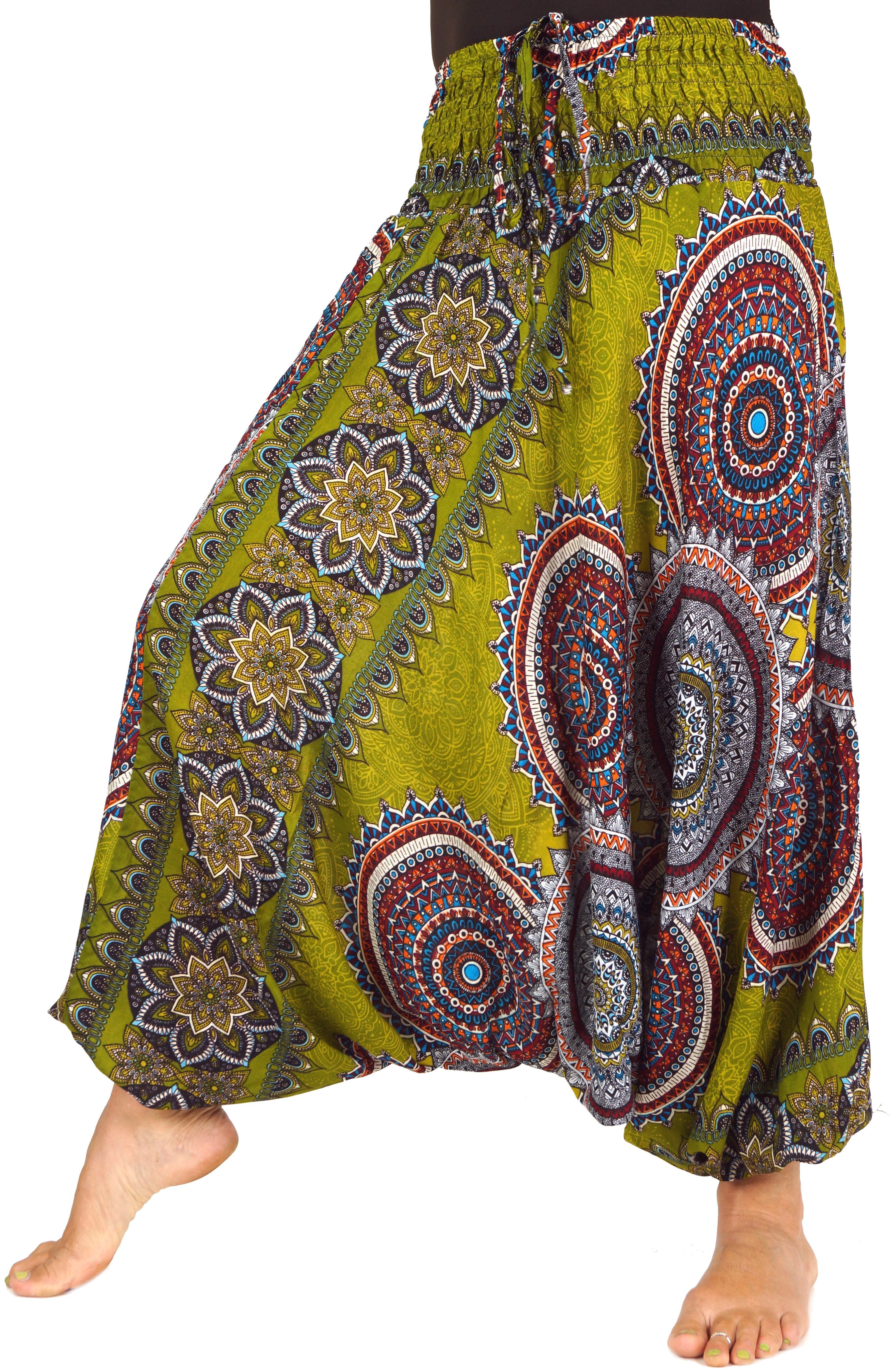 Guru-Shop Relaxhose Afghani Hose, Overall, Jumpsuit, Haremshose,.. Ethno Style, alternative Bekleidung