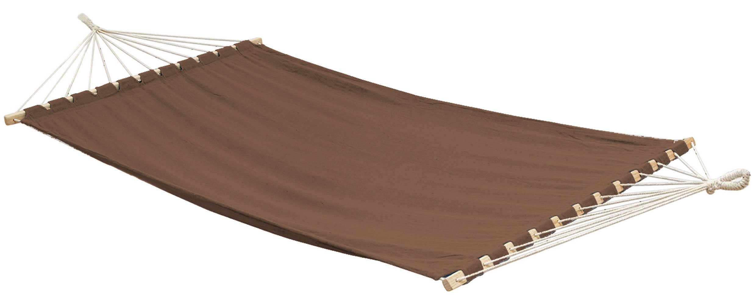 AMANKA Hängematte 2 Personen - 280 x 120 cm Doppelhängematte XL für Garten und Balkon, Stabhängematte Baumwolle - Gartenliege ohne Gestell - Hängeschaukel