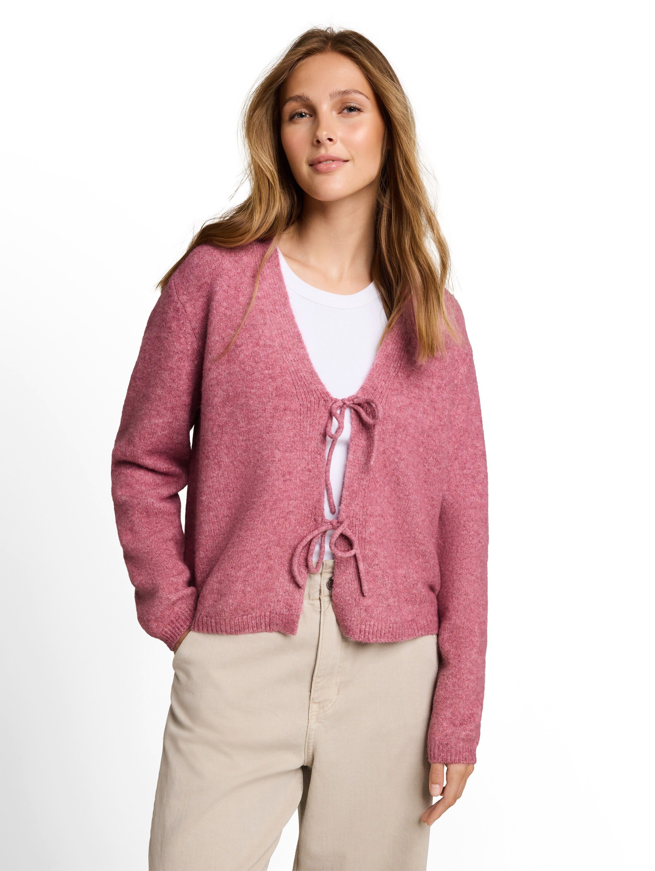 TOM TAILOR Denim Cardigan mit Schleifen