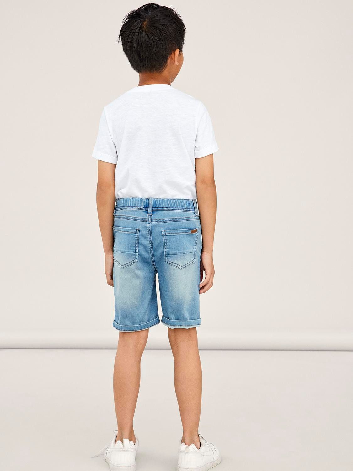 Name It Jeansshorts NKMRYAN JOGGER DNM L SHOR Baumwollmischung, elastisches Bündchen, verstellbar – Bild 2 von 5