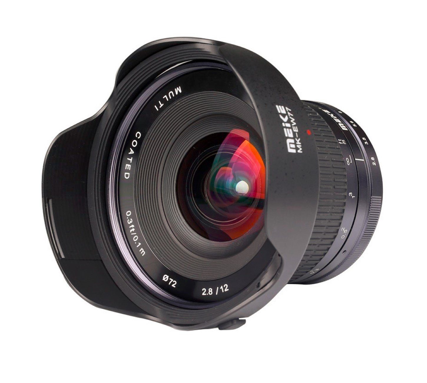 Meike Ultra-Weitwinkelobjektiv für Micro 4/3 Meike MK-12mm-F/2.8 Objektiv
