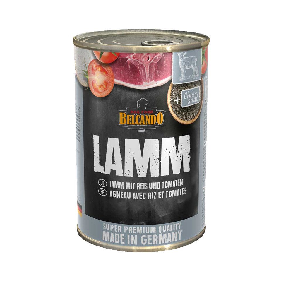 Belcando Lamm mit Reis und Tomaten 400 g, Trockenfutter für: Hund