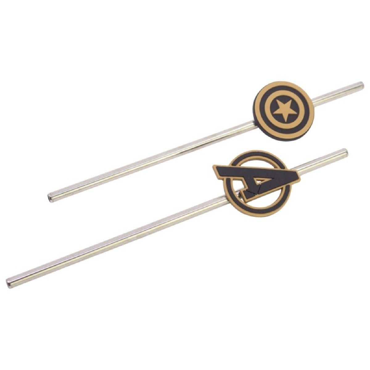 The AVENGERS Trinkhalme Strohhalm Trinkhalm aus Edelstahl 2er Set für Kinder und Erwachsene, (2-tlg)