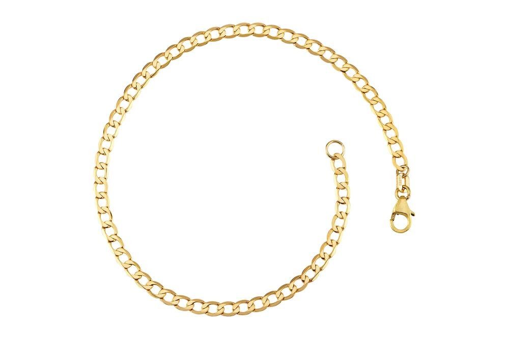 Goldarmband Panzerkette Armband 3,3mm - echt 333 Gold