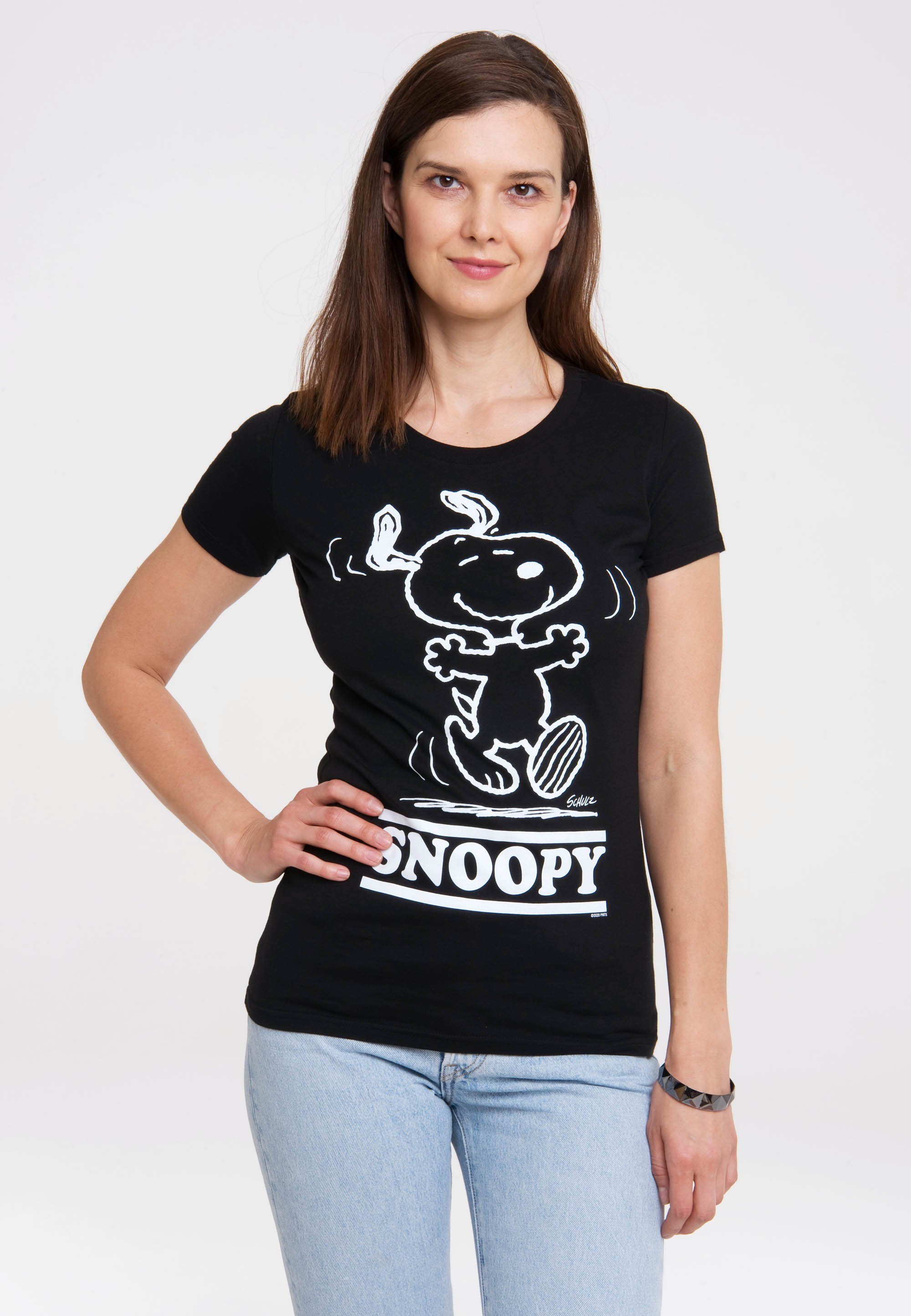LOGOSHIRT T-Shirt Snoopy - Happy mit günstig online kaufen