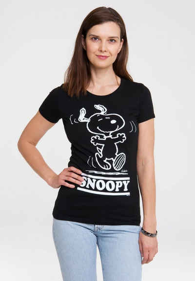 LOGOSHIRT T-Shirt Snoopy - Happy mit lizenziertem Original-Print
