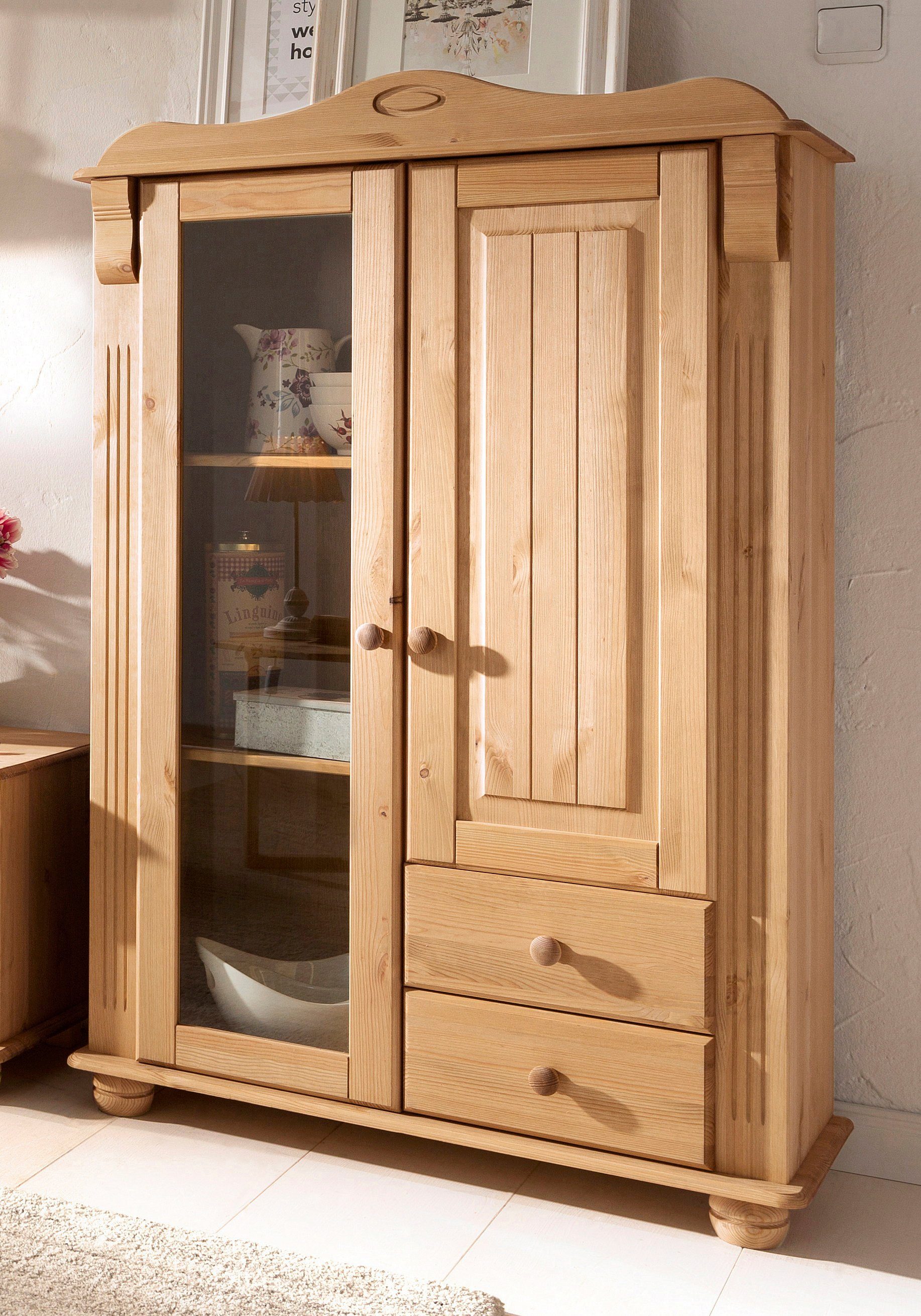 Home affaire Highboard "Adele" Stauraumschrank, 2-türig, Höhe 135 cm, aus m günstig online kaufen
