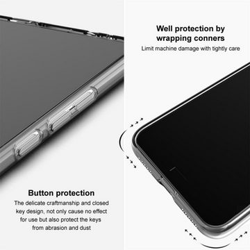 CoolGadget Handyhülle Transparent Ultra Slim Case für Xiaomi 13 6,36 Zoll, Silikon Hülle Dünne Schutzhülle für Xiaomi 13 Hülle