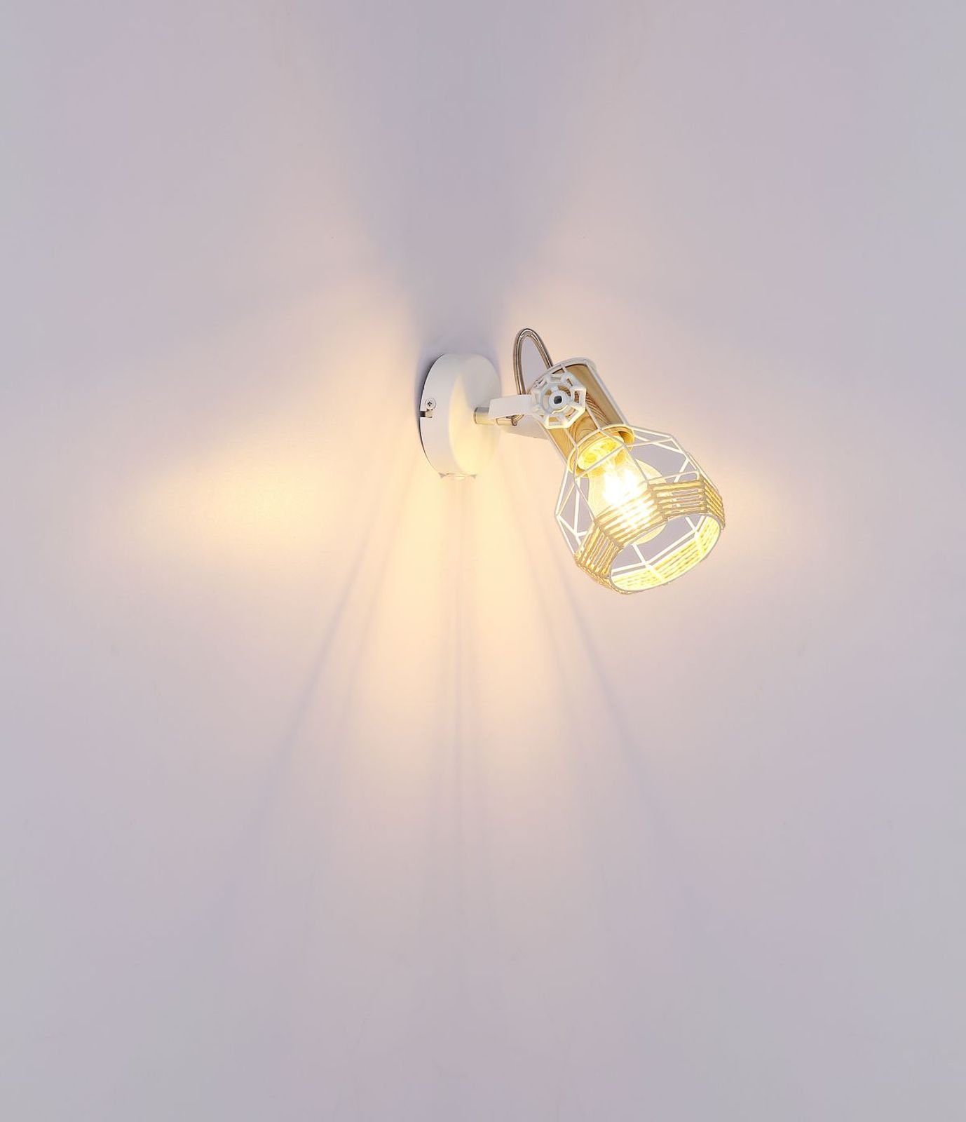 Wandlampe GLOBO Innen Wohnzimmer mit Wandleuchte Globo Schalter Wandleuchte