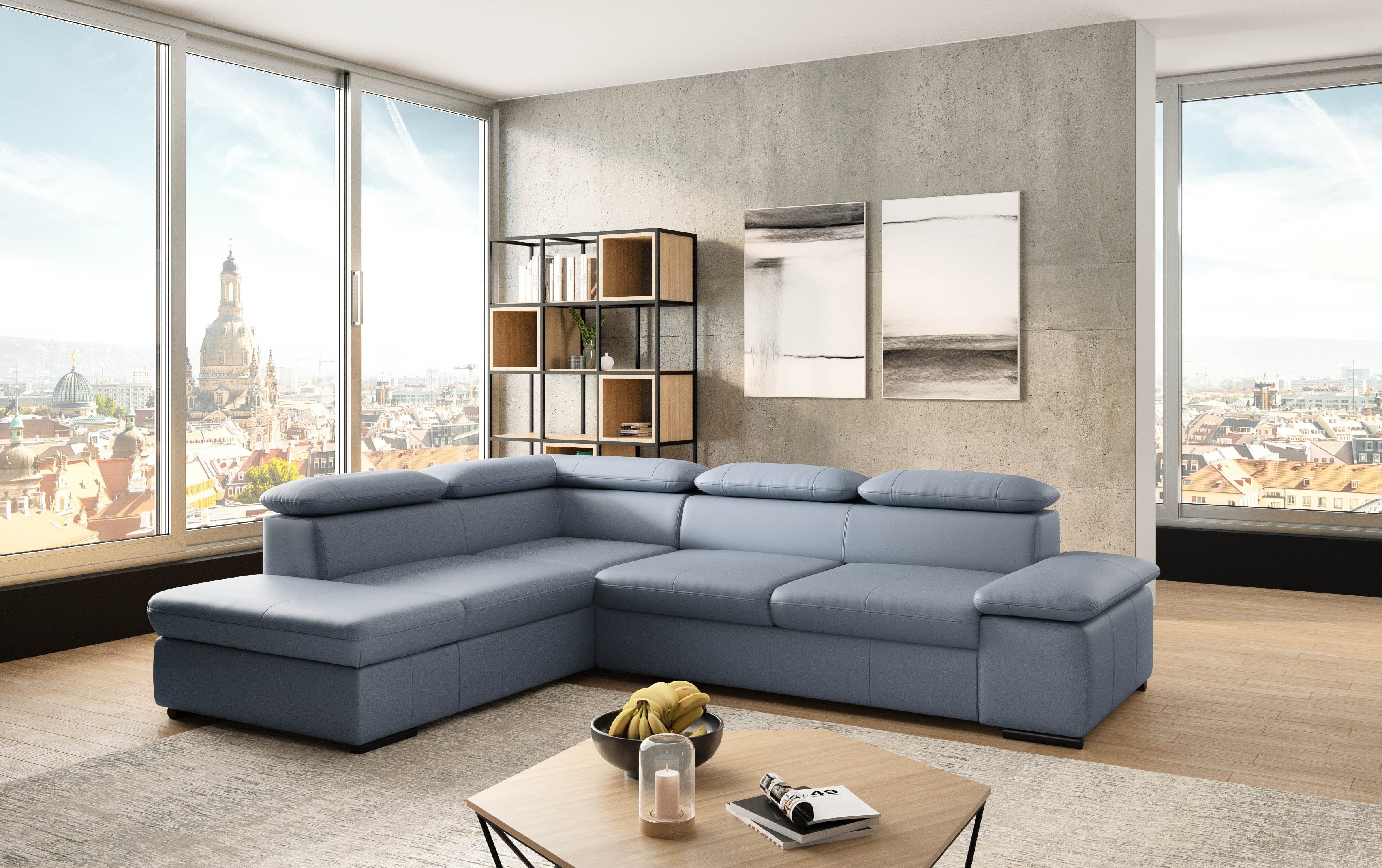 sit&more Ecksofa Alcudia L-Form, mit Armteilverstellung, günstig online kaufen