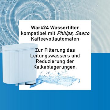 Wark24 Wasserfilter Wark24 Wasserfilter Filterpatrone kompatibel mit Philips Saeco (2er Pa