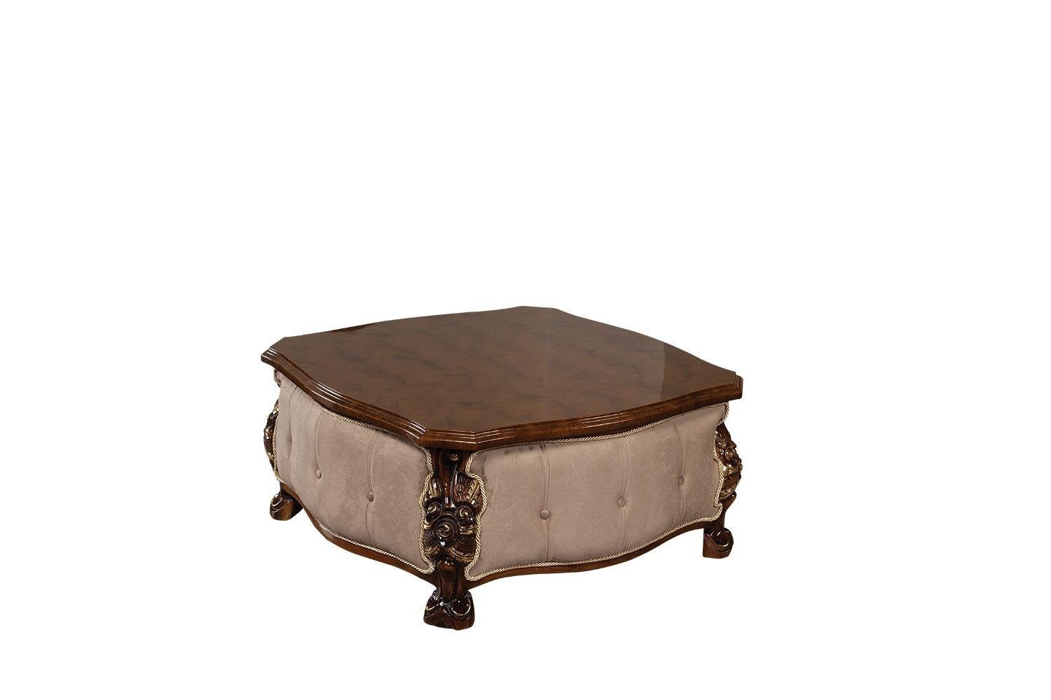 JVmoebel Couchtisch, Holz Couchtisch Klassische Wohnzimmer Tische Möbel Braun Quadratisch